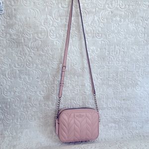 Kate Spade Pink Quilted Crossbody Bag